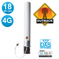 Omni Antenna Outdoor 4G-5G 360° High Gain, 698 to 2700Mhz