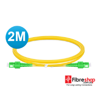 Fiber Patch Cord, SC/APC-SC/APC, SM OS2 9/125, Duplex, 2.0mm, PVC jacket 2M