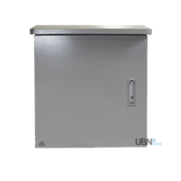 9RU 600mm Wide x 400mm Deep Grey Outdoor Wall Mount Cabinet. IP65