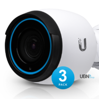 Ubiquiti UniFi Video Camera G4 PRO, 4K 3x Optical Zoom IP67 3 Pack