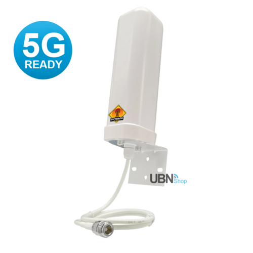 The "NUB" Omni Antenna OUTDOOR 3G, 4G, LTE, 5G or 2.4Ghz WiFi 5dBi, 698-4000MHz