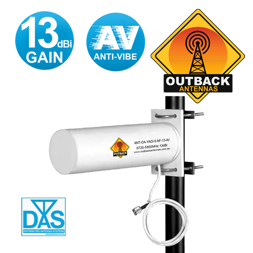 Yagi Antenna 5GHz 13dBi Anti Vibration