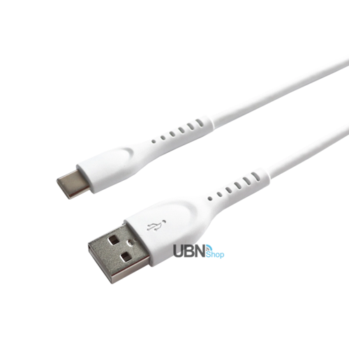 USB Type C to Type A Fast Charging Data Cable, High Quality TPE Jacket White 1M