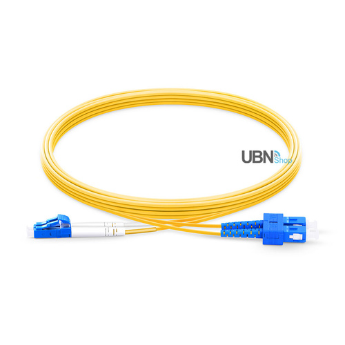 Fibre Optic Patch Lead LC/SC Duplex SMF PVC 2M