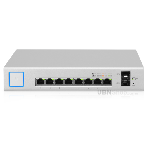 UniFi 8 Port 150W Managed Gigabit Switch PoE