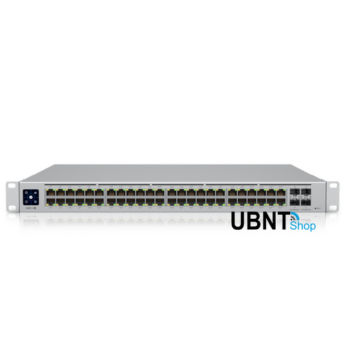 UniFi 48 Port Gigabit Switch Gen2, 802.3bt PoE, Layer3 Features and SFP+