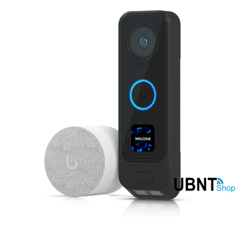 Ubiquiti UVC-G4-DoorBell Pro PoE Kit Unifi G4 Doorbell Pro with PoE Kit Black